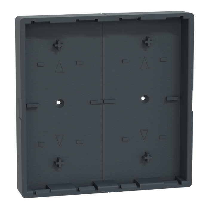 Клавіша, 2-клавішна, чорна, Merten, Schneider Electric [MTN625214]
