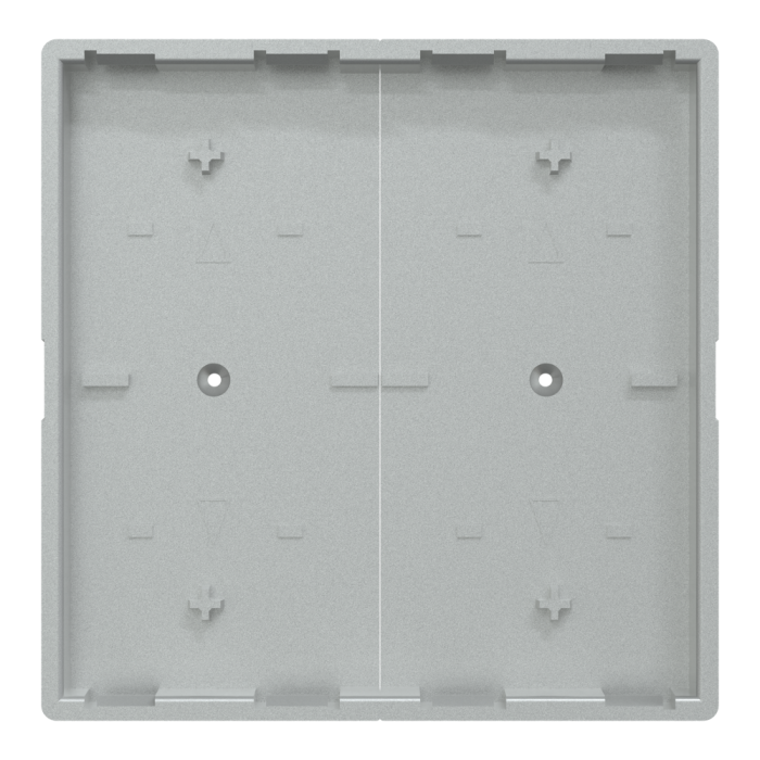 Клавіша, 2-клавішна, алюмінієва, Merten, Schneider Electric [MTN625260]