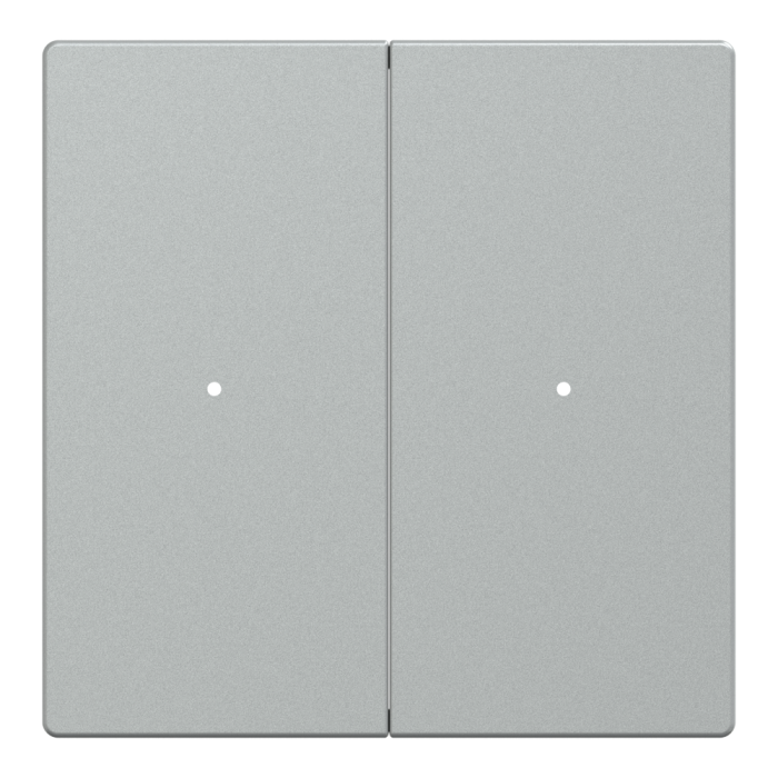 Клавіша, 2-клавішна, алюмінієва, Merten, Schneider Electric [MTN625260]