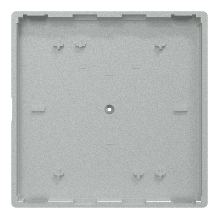 Клавіша, Merten, для 1-кнопкового вимикача, маркування стрілка ''вгору/вниз'', алюміній, алюмінієвий, Schneider Electric, [MTN625560]