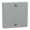 Клавіша, Merten, для 1-кнопкового вимикача, маркування стрілка ''вгору/вниз'', алюміній, алюмінієвий, Schneider Electric, [MTN625560]
