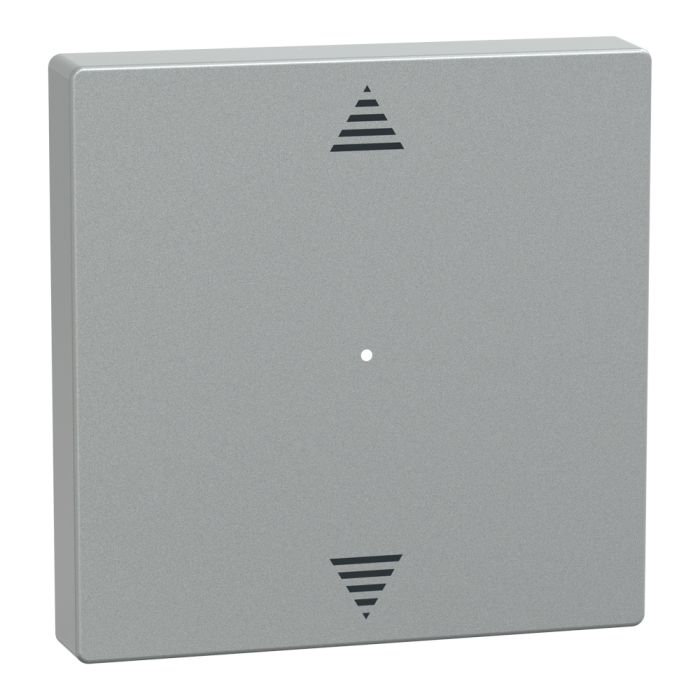 Клавіша, Merten, для 1-кнопкового вимикача, маркування стрілка ''вгору/вниз'', алюміній, алюмінієвий, Schneider Electric, [MTN625560]