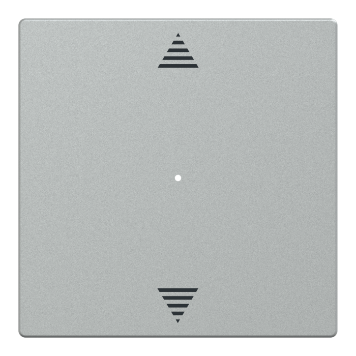 Клавіша, Merten, для 1-кнопкового вимикача, маркування стрілка ''вгору/вниз'', алюміній, алюмінієвий, Schneider Electric, [MTN625560]