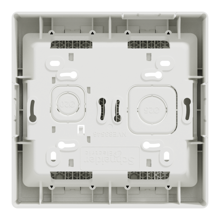2 x 4 модулі, білий, Unica New, Schneider Electric [NU122418]