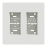 Білий, 2 x 4 модулі, Unica New - Schneider Electric [NU122418]