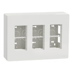 Білий, 3 x 4 модулі, Unica New - Schneider Electric [NU123418]