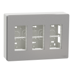 Алюмінієвий, 3 x 4 модулі, Unica New - Schneider Electric [NU123430]