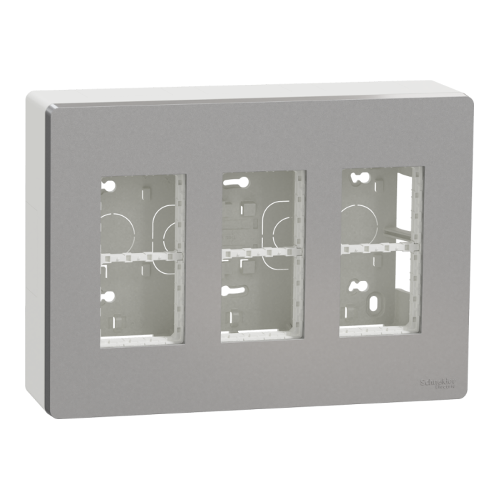 3 x 4 модулі, алюмінієвий, Unica New, Schneider Electric [NU123430]