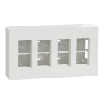 Білий, 4 х 4 модулі, Unica New - Schneider Electric [NU124418]