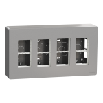 Алюмінієвий, 4 х 4 модулі, Unica New - Schneider Electric [NU124430]