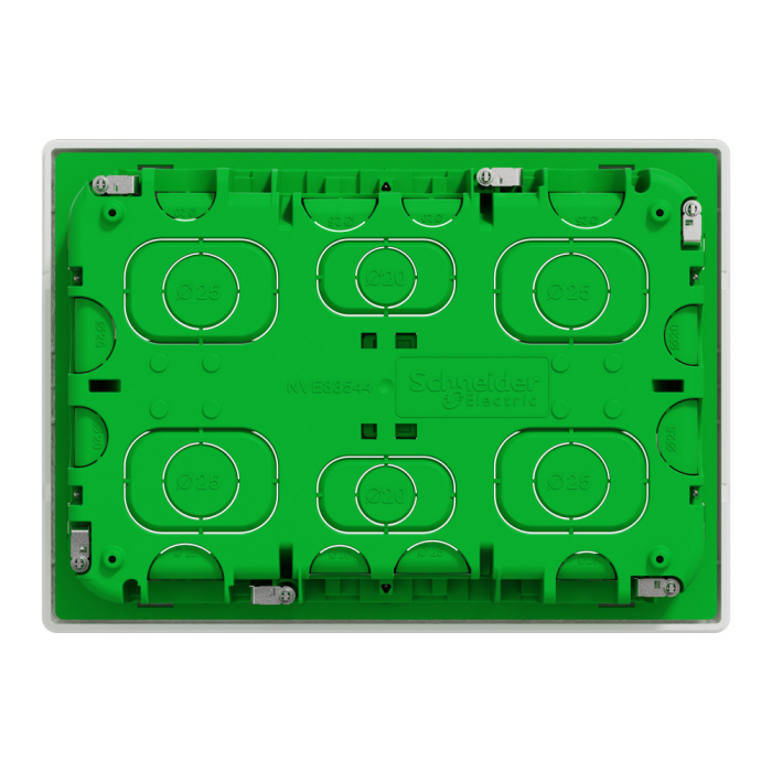 2 x 8 модулів, білий, Unica New, Schneider Electric [NU171820]