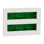 Білий, 2 x 8 модулів, Unica New - Schneider Electric [NU171820]