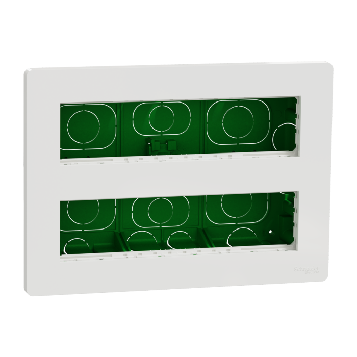 2 x 8 модулів, білий, Unica New, Schneider Electric [NU171820]