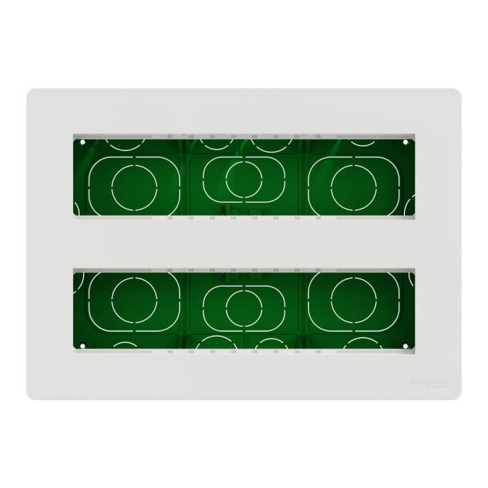 2 x 8 модулів, білий, Unica New, Schneider Electric [NU171820]