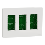 Білий, 3 x 4 модулі, Unica New - Schneider Electric [NU173418]