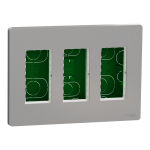 Алюмінієвий, 3 x 4 модулі, Unica New - Schneider Electric [NU173430]