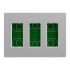 Алюмінієвий, 3 x 4 модулі, Unica New - Schneider Electric [NU173430]