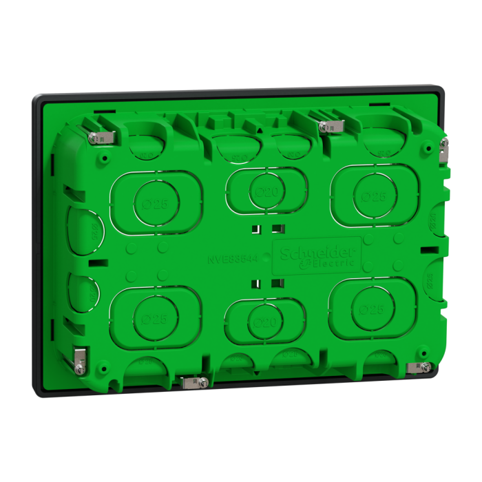 3 x 4 модулі, чорний, Unica New, Schneider Electric [NU173454]