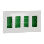 Білий, 4 х 4 модулі, Unica New - Schneider Electric [NU174418]