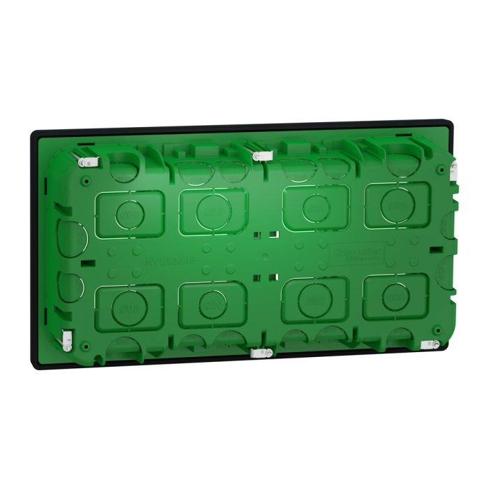 4 х 4 модулі, чорний, Unica New, Schneider Electric [NU174454]