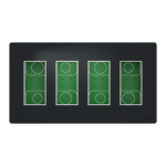 Чорний, 4 х 4 модулі, Unica New - Schneider Electric [NU174454]