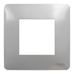 Рамка 1 постова, алюмінієва, Unica New - Schneider Electric [NU200230]