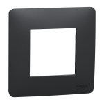 Рамка 1 постова, чорна, Unica New - Schneider Electric [NU200254]