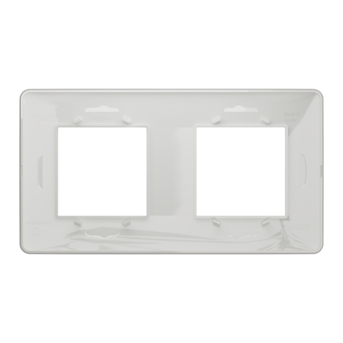 Рамка, 2 x 2 модулі, біла, Unica New, Schneider Electric [NU200418]