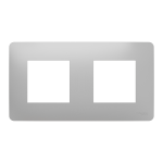 Рамка 2 постова, алюмінієва, Unica New - Schneider Electric [NU200430]