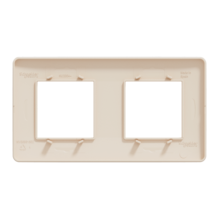 Рамка, 2 x 2 модулі, Unica New, Schneider Electric [NU200444]