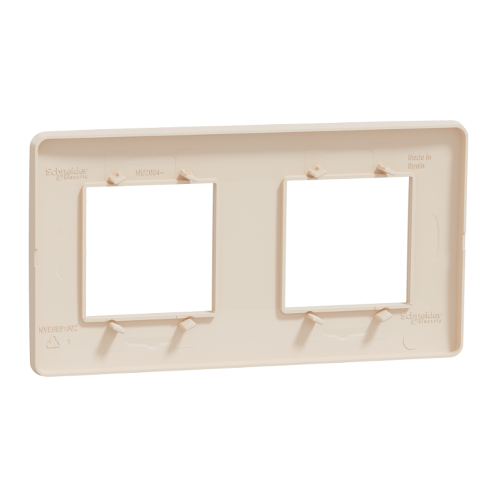 Рамка, 2 x 2 модулі, Unica New, Schneider Electric [NU200444]