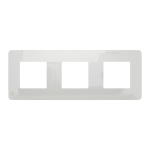 Рамка 3 постова, біла, Unica New - Schneider Electric [NU200618]