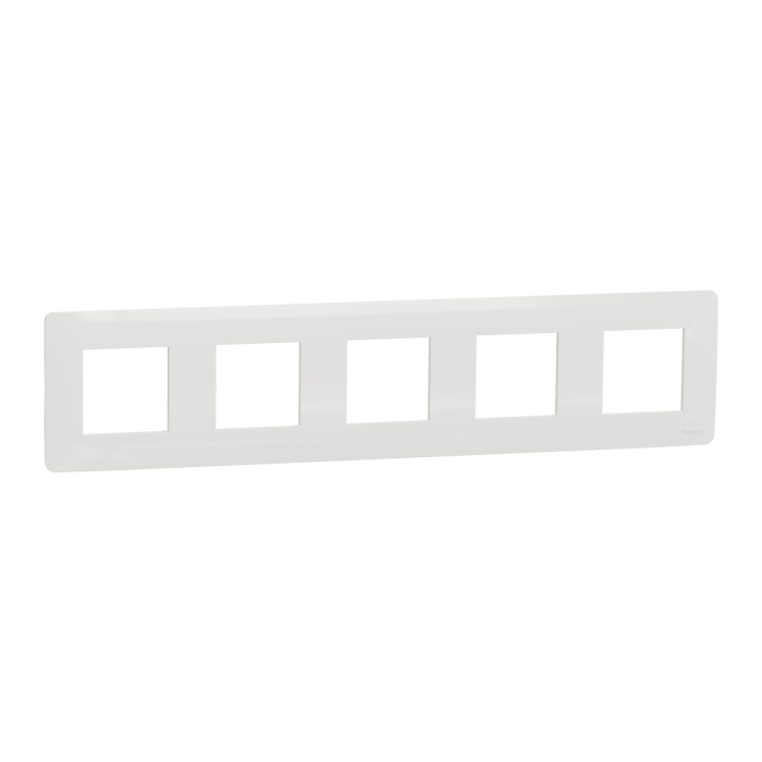 Рамка, 5 х 2 модулі, біла, Unica New, Schneider Electric [NU201018]