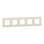 Рамка 5 постова, Unica New - Schneider Electric [NU201044]