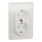 Розетка, 16 А, біла, Unica New, Schneider Electric [NU206718]