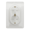 Розетка, 16 А, біла, Unica New, Schneider Electric [NU206718]