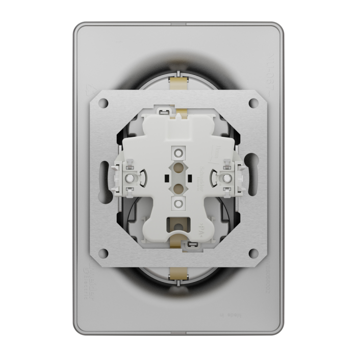 Розетка, 16 А, алюмінієва, Unica New, Schneider Electric [NU206730]