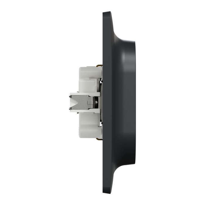 Розетка, 16 А, чорна, Unica New, Schneider Electric [NU206754]