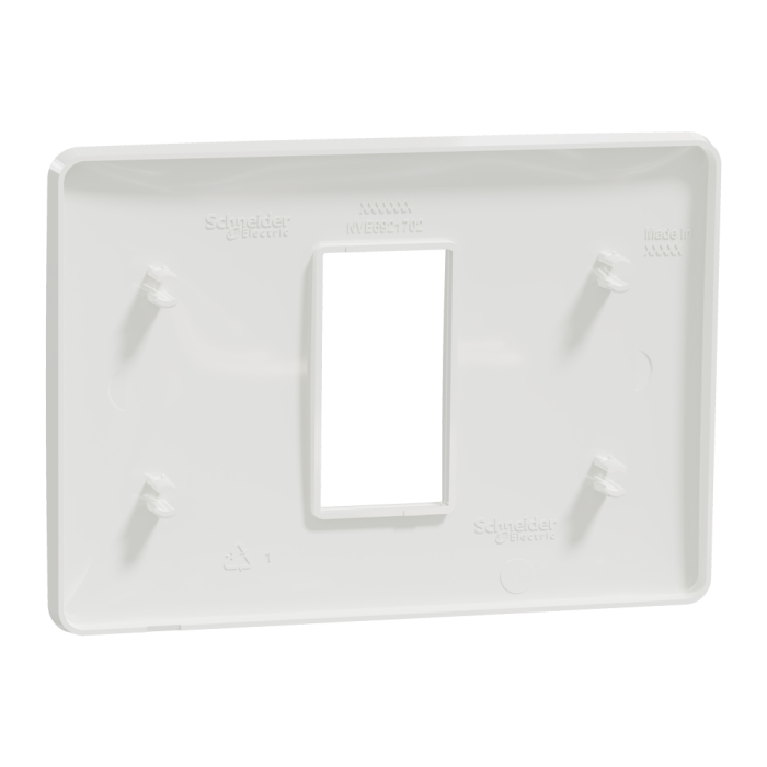 Рамка, 1 модуль, біла, Unica New, Schneider Electric [NU210118]