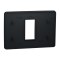 Рамка, 1 модуль, чорна, Unica New, Schneider Electric [NU210154]
