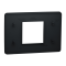 Рамка, 2 модулі, чорна, Unica New, Schneider Electric [NU210254]