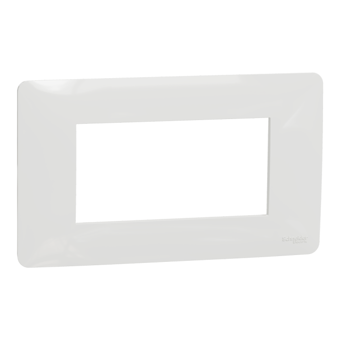 Рамка, 4 модулі, біла, Unica New, Schneider Electric [NU210418]