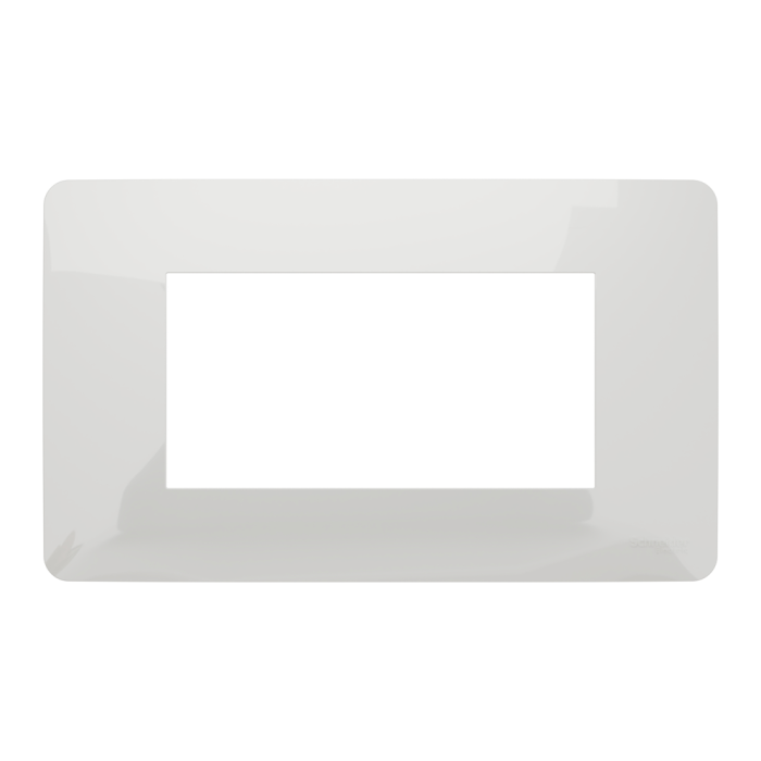 Рамка, 4 модулі, біла, Unica New, Schneider Electric [NU210418]