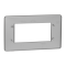 Рамка, 4 модулі, алюмінієва, Unica New, Schneider Electric [NU210430]
