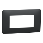 Рамка 1 постова, чорна, Unica New - Schneider Electric [NU210454]