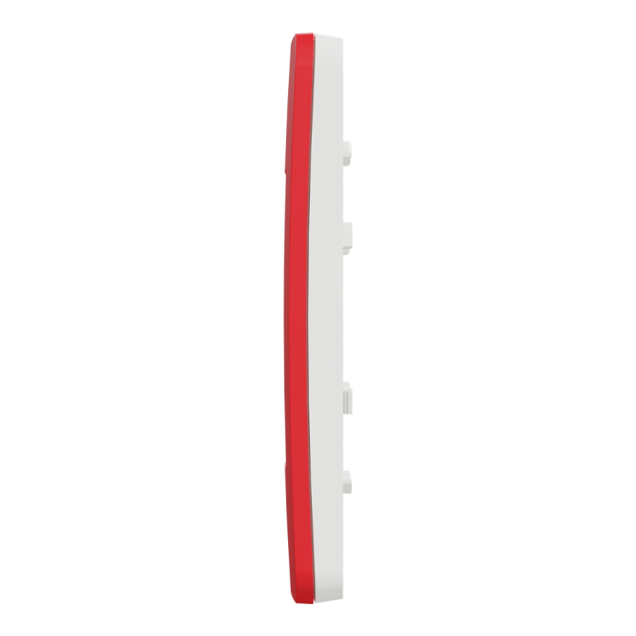Рамка, 2 модулі, червона, Unica New, Schneider Electric [NU280213]