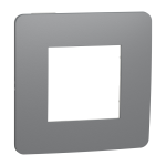 Рамка 1 постова, чорна, Unica New - Schneider Electric [NU280221]