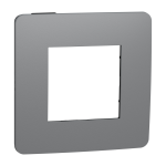 Рамка 1 постова, чорна, Unica New - Schneider Electric [NU280222]