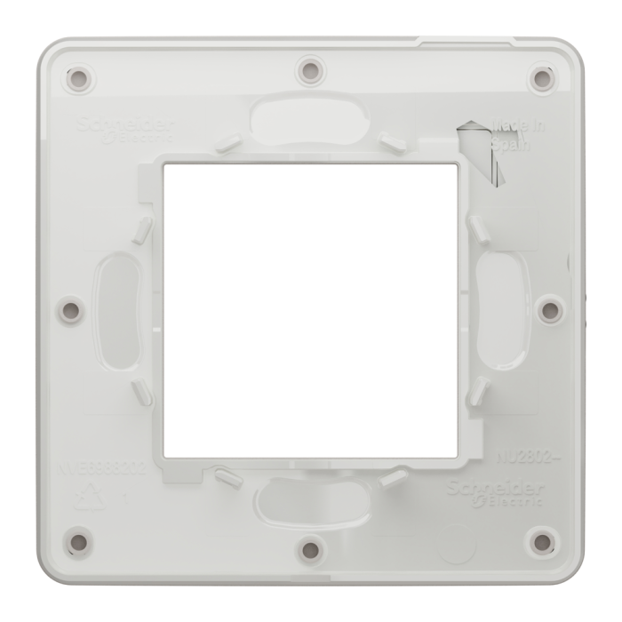 Рамка, 2 модулі, сіра, Unica New, Schneider Electric [NU280224]