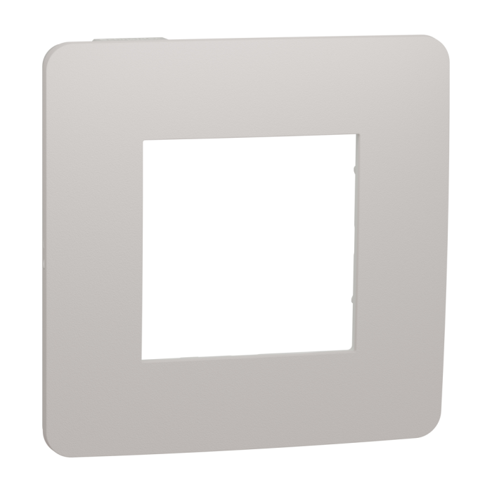 Рамка, 2 модулі, сіра, Unica New, Schneider Electric [NU280224]
